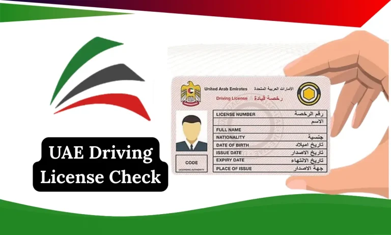 UAE Driving License Check