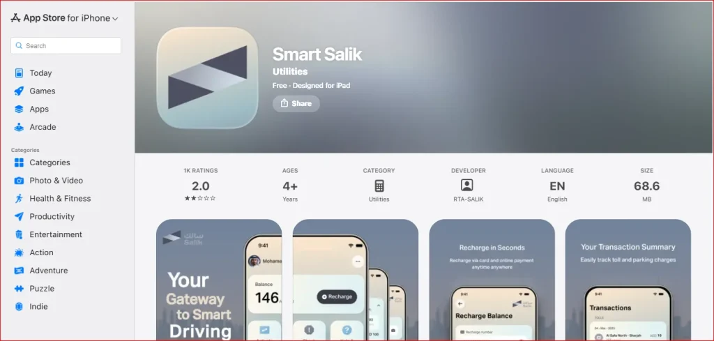 salik app